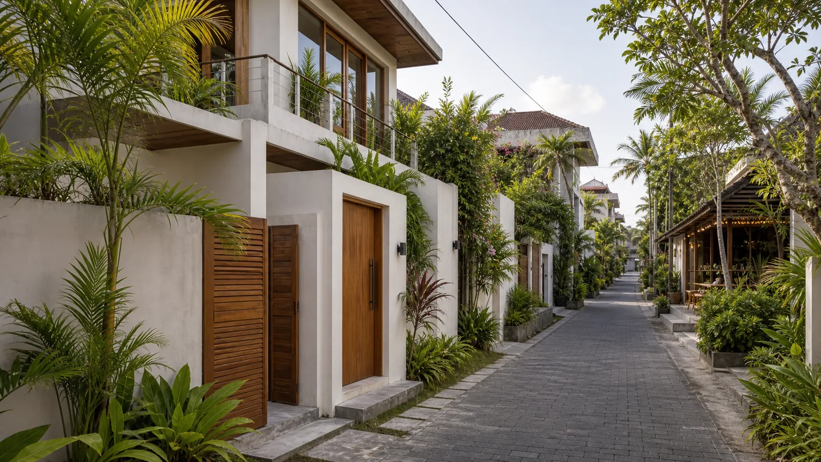 Berawa and Canggu villa lane showing resale liquidity context