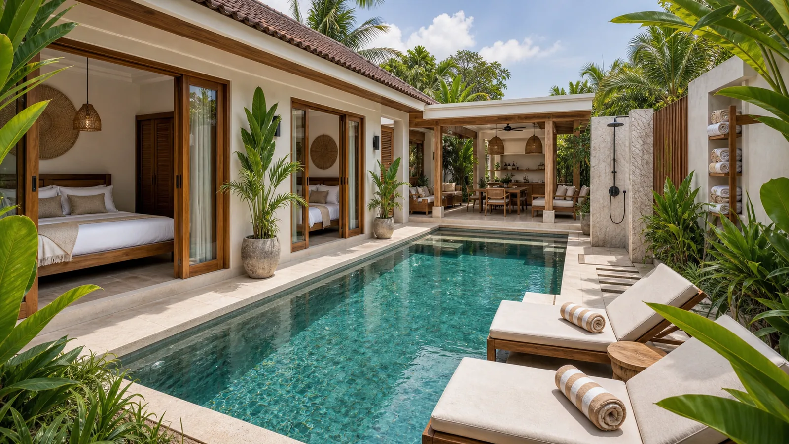 Canggu and Berawa rental-ready villa with private pool