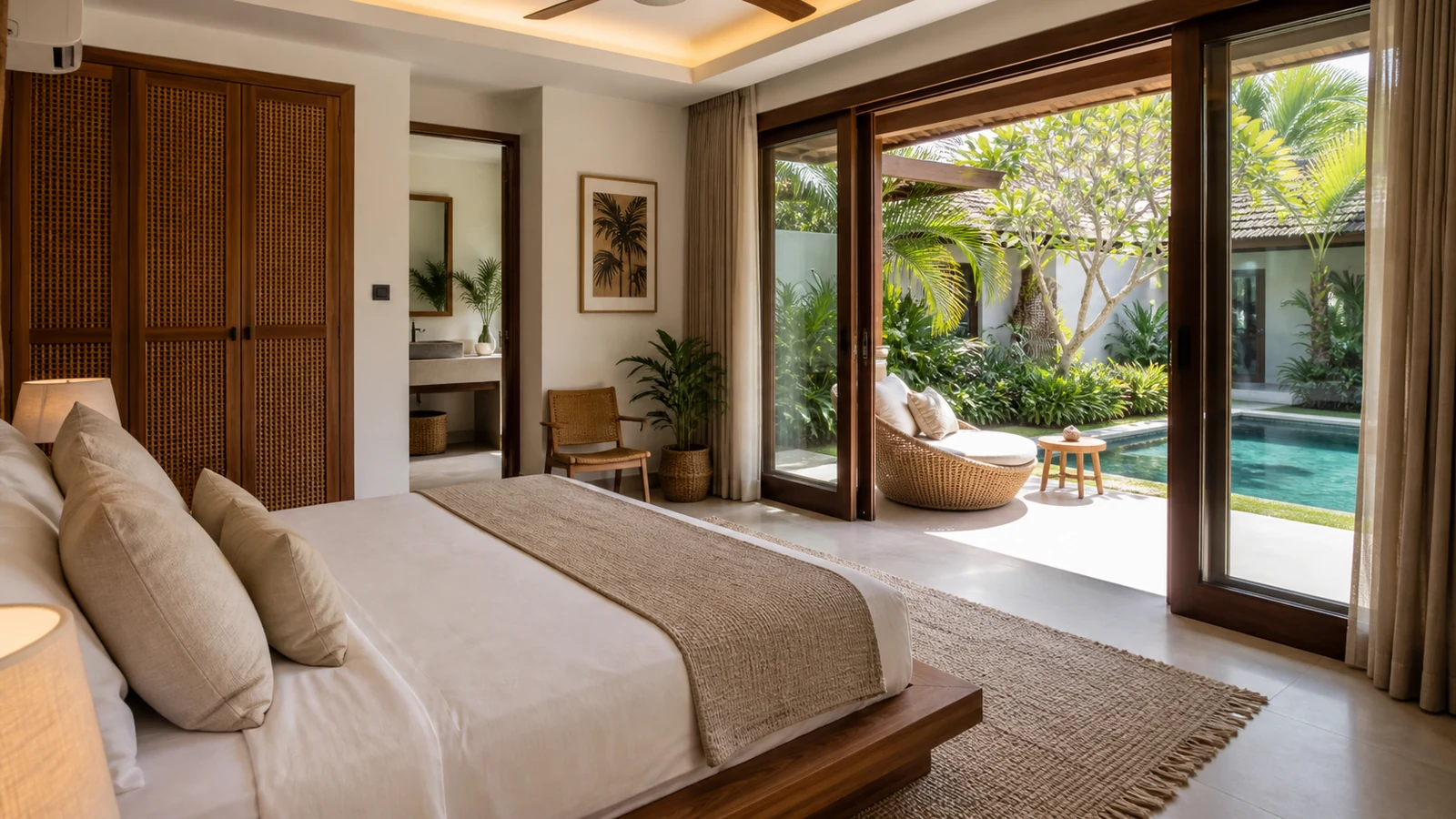 Buying property in Sanur as a foreigner: comfortable sanur villa guest bedroom experience